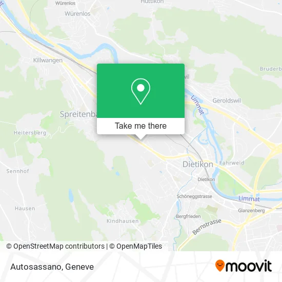 Autosassano map