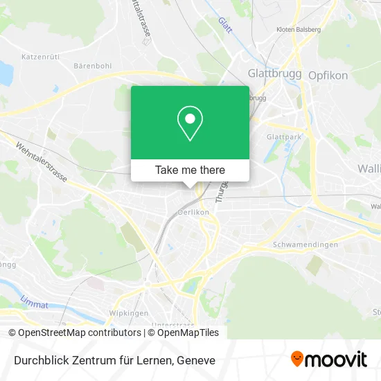 Durchblick Zentrum für Lernen map
