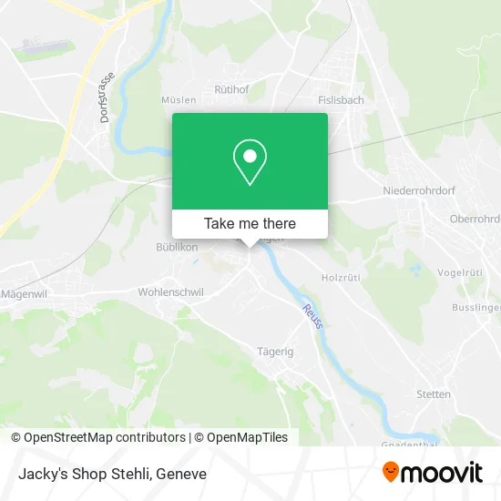 Jacky's Shop Stehli map