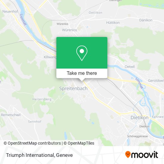 Triumph International map