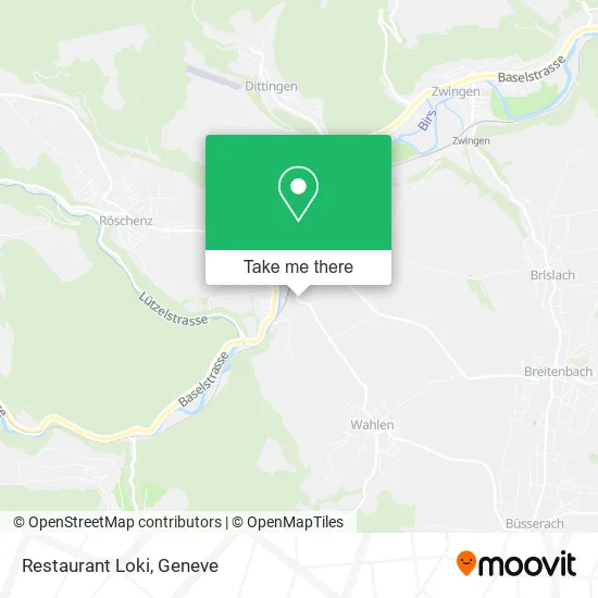 Restaurant Loki map