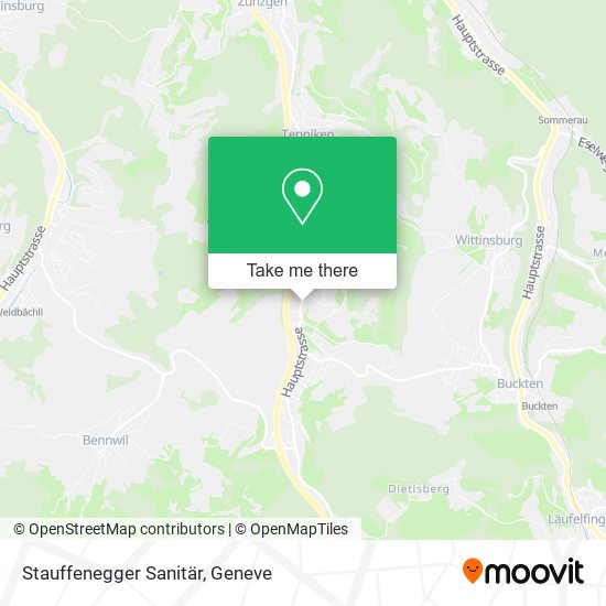 Stauffenegger Sanitär map