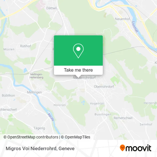 Migros Voi Niederrohrd map