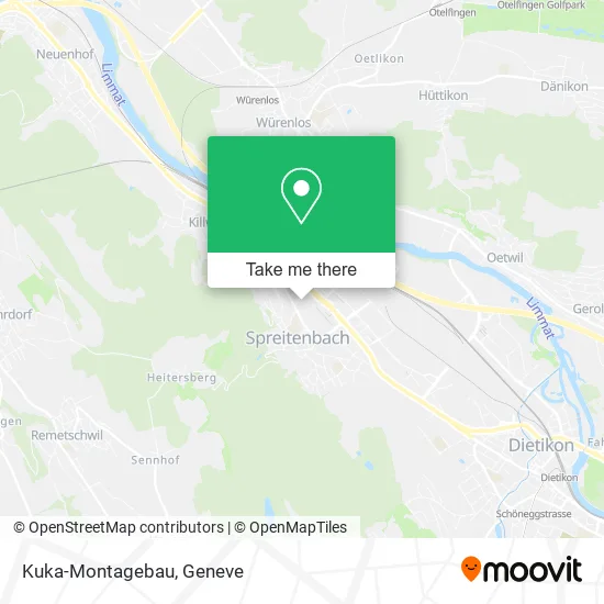 Kuka-Montagebau map