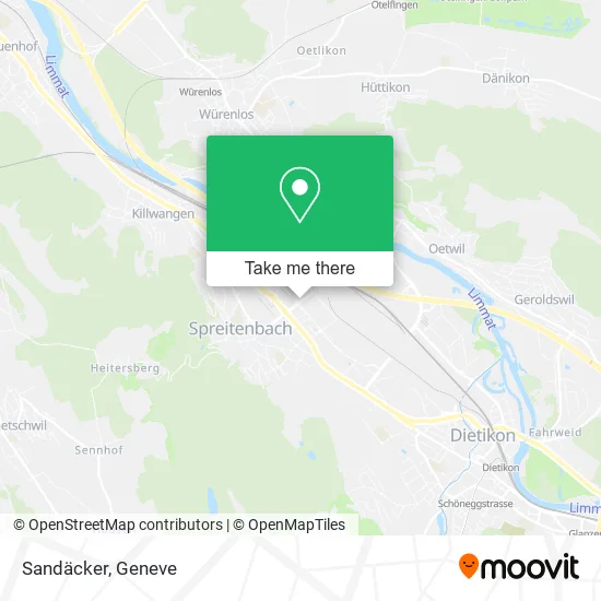 Sandäcker map