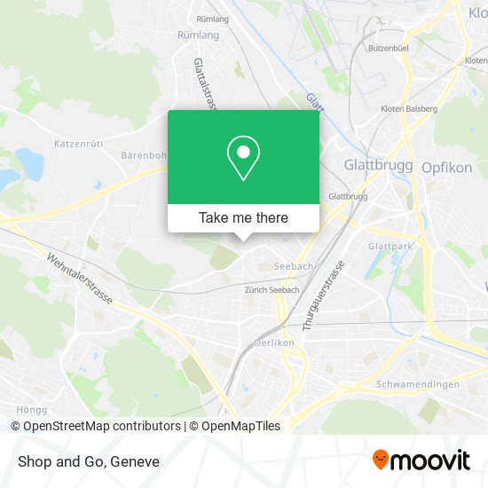 Shop and Go map