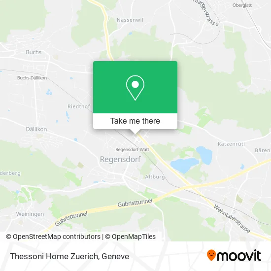 Thessoni Home Zuerich map