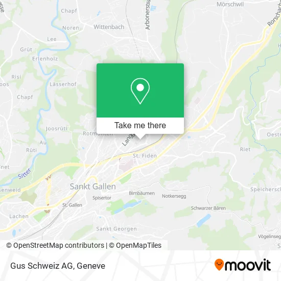 Gus Schweiz AG map