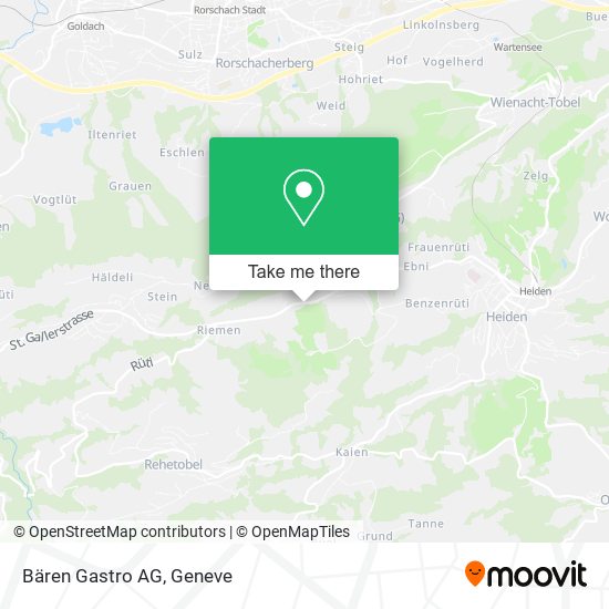 Bären Gastro AG map