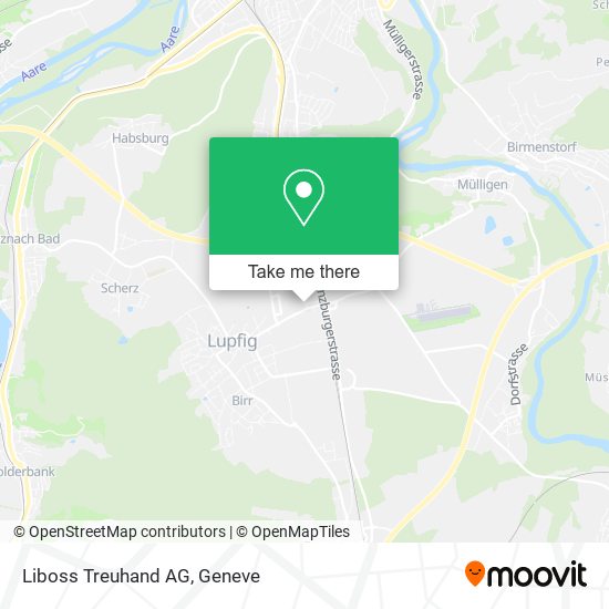 Liboss Treuhand AG map