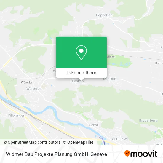 Widmer Bau Projekte Planung GmbH map