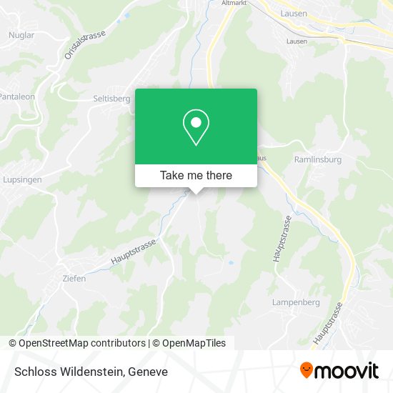 Schloss Wildenstein map