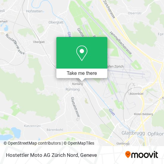 Hostettler Moto AG Zürich Nord map