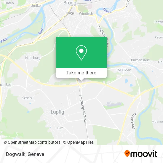 Dogwalk map