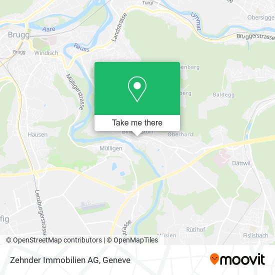 Zehnder Immobilien AG map