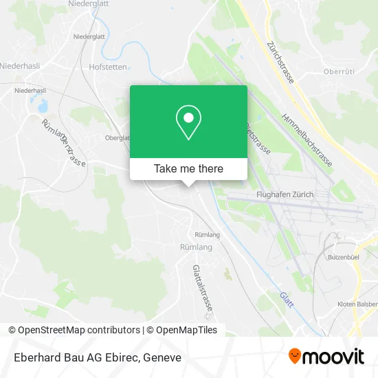 Eberhard Bau AG Ebirec map