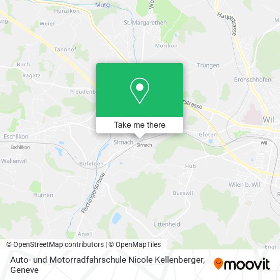 Auto- und Motorradfahrschule Nicole Kellenberger map