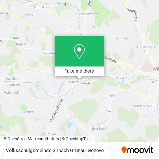 Volksschulgemeinde Sirnach Grünau map