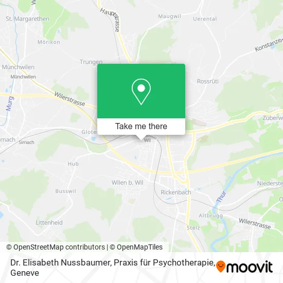 Dr. Elisabeth Nussbaumer, Praxis für Psychotherapie map