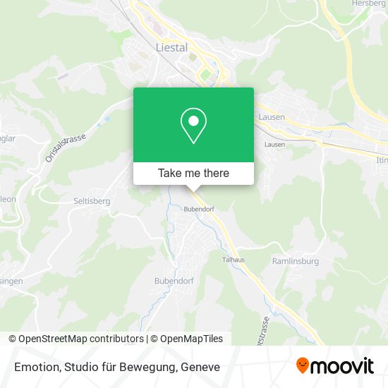 Emotion, Studio für Bewegung map