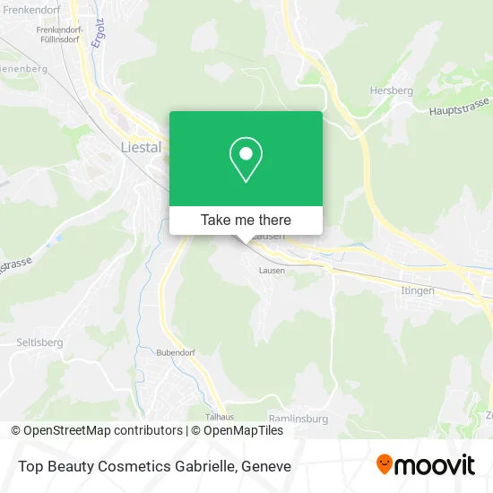 Top Beauty Cosmetics Gabrielle map