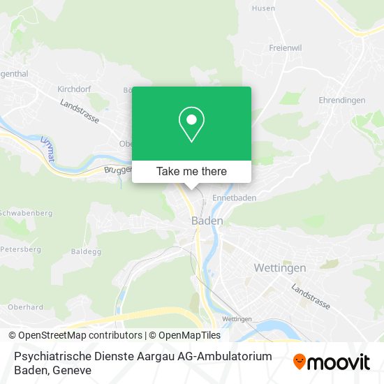 Psychiatrische Dienste Aargau AG-Ambulatorium Baden map