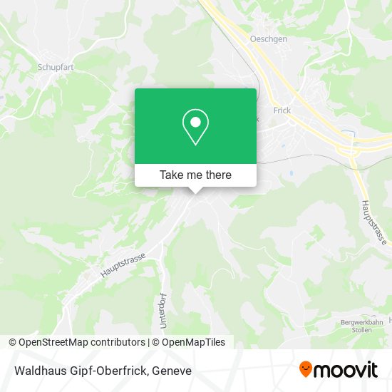 Waldhaus Gipf-Oberfrick map
