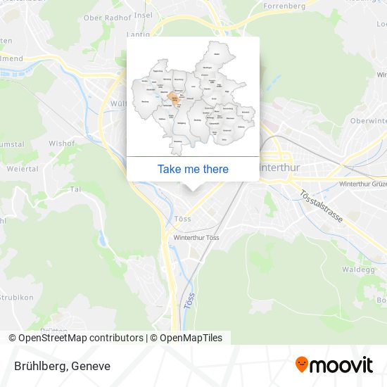 Brühlberg map