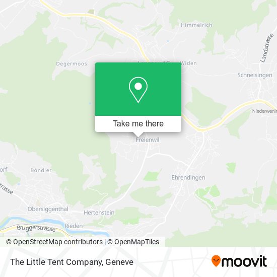 The Little Tent Company map