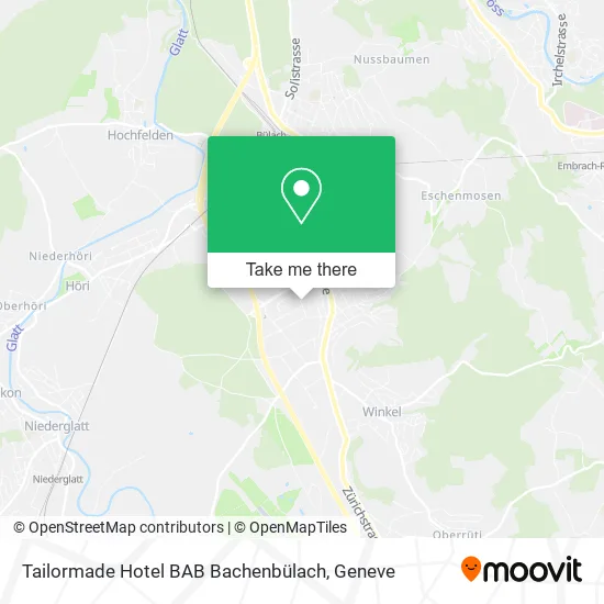 Tailormade Hotel BAB Bachenbülach plan