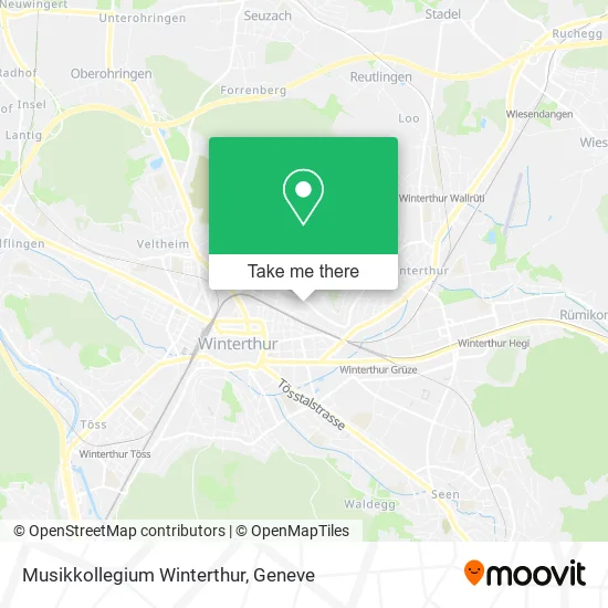 Musikkollegium Winterthur map