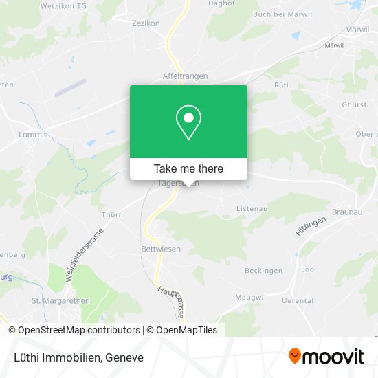Lüthi Immobilien map