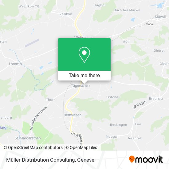 Müller Distribution Consulting map