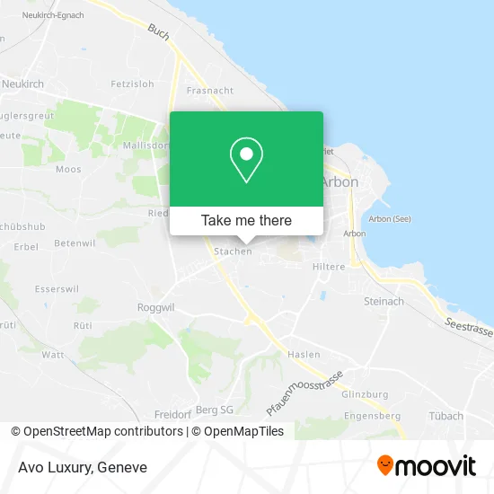 Avo Luxury map