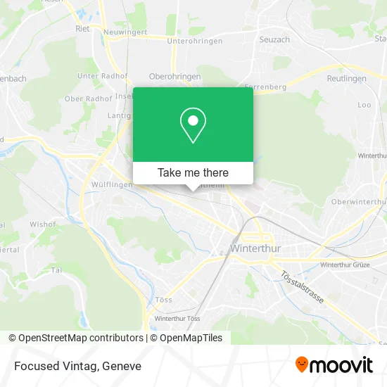 Focused Vintag map