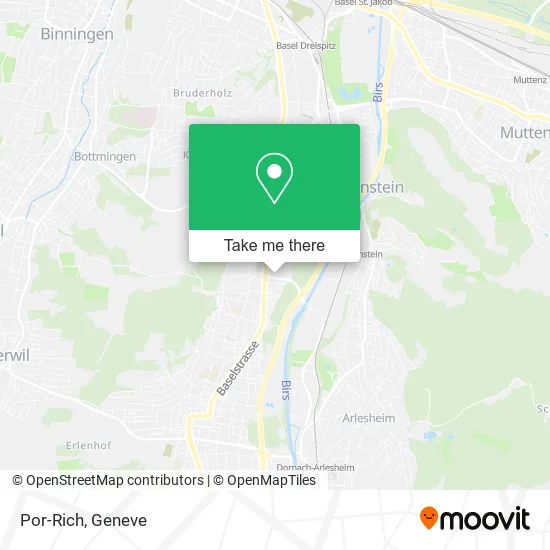 Por-Rich map
