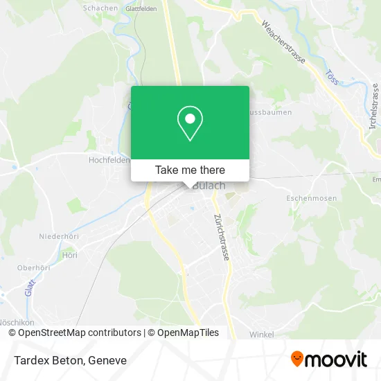 Tardex Beton map