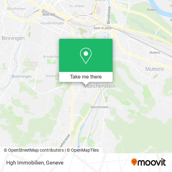 Hgh Immobilien map