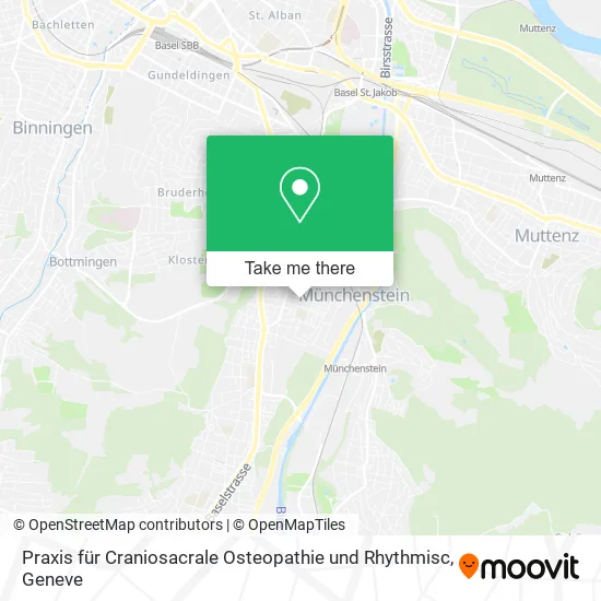 Praxis für Craniosacrale Osteopathie und Rhythmisc map