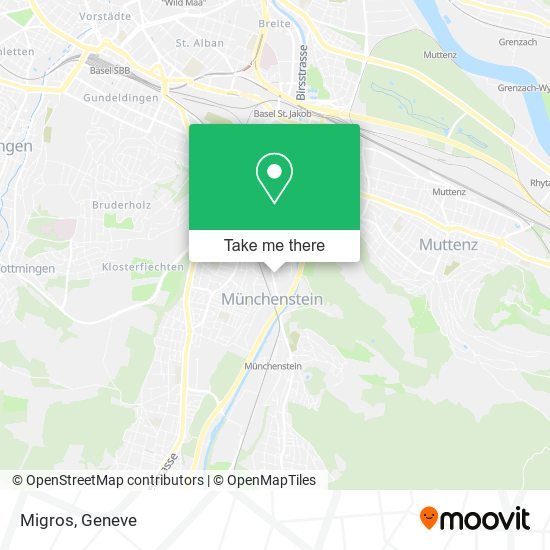 Migros map