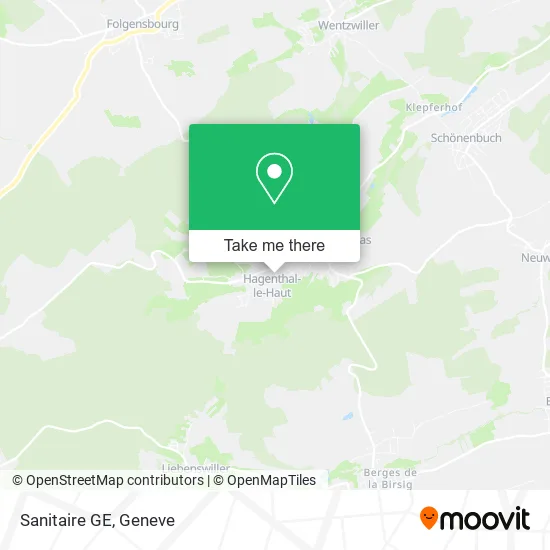 Sanitaire GE map