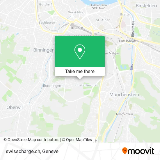 swisscharge.ch map