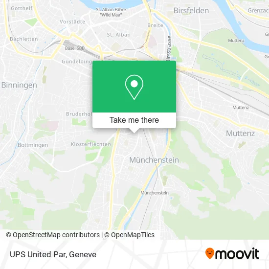 UPS United Par map