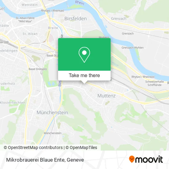 Mikrobrauerei Blaue Ente map