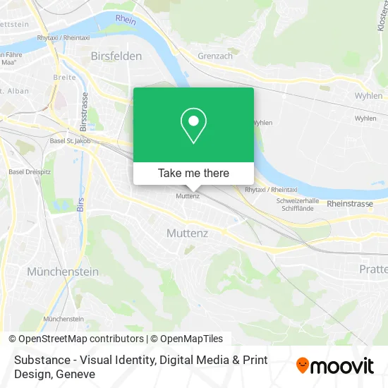 Substance - Visual Identity, Digital Media & Print Design map