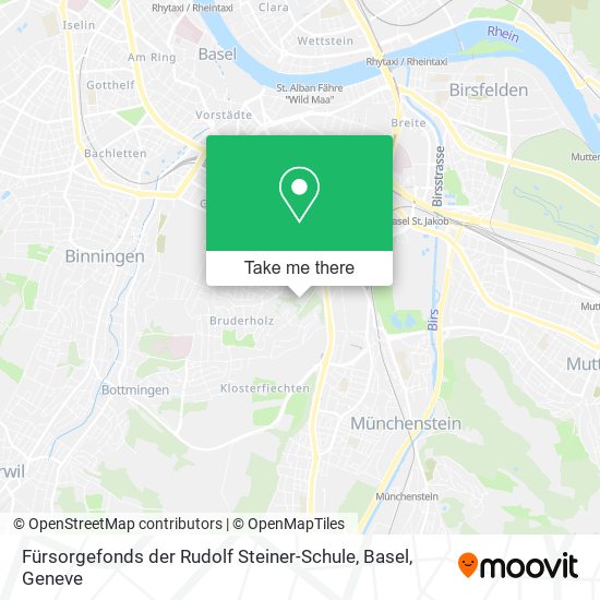 Fürsorgefonds der Rudolf Steiner-Schule, Basel map