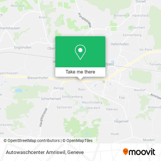 Autowaschcenter Amriswil map