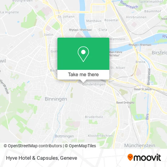 Hyve Hotel & Capsules map