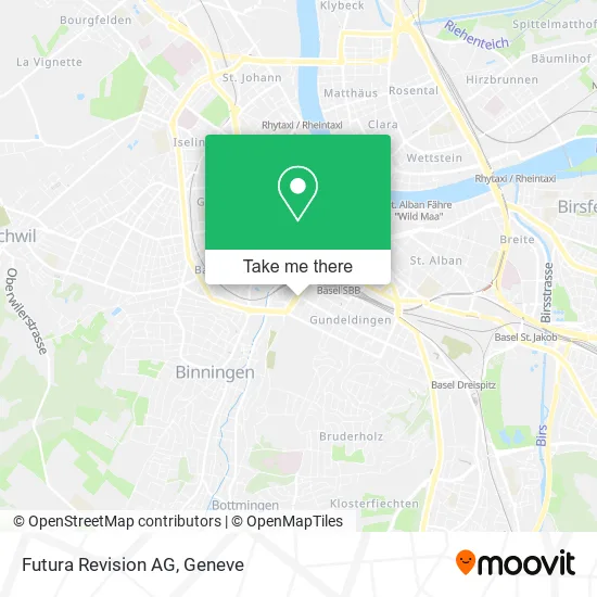 Futura Revision AG map