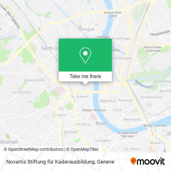 Novartis Stiftung für Kaderausbildung map